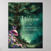 魅惑の森のキノコ赤ちゃんシャワーへようこそ ポスター (正面)