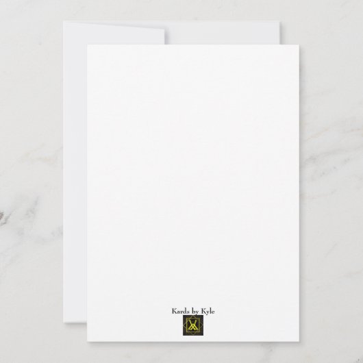 魅惑の森のキノコ 招待状 (裏面)