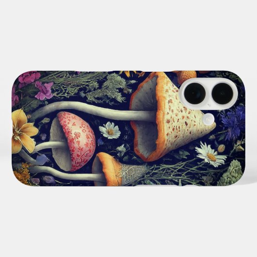 魅惑の森のキノコ Case-Mate iPhoneケース (裏面 (横))