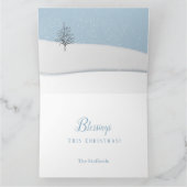 魅惑の森のクリスマスデイカード カード (内部)