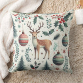 魅惑の森のクリスマス クッション (ブランケット)