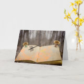 魅惑の森のストーリーブック カード (黄色い花)