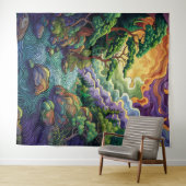 魅惑の森のタペストリー タペストリー (インサイチュ(横))