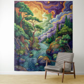 魅惑の森のタペストリー タペストリー (インサイチュ)