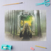 魅惑の森のティッシュペーパー 薄葉紙 (クラフト)