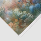 魅惑の森のデコパージュの少女と馬 薄葉紙 (詳細)