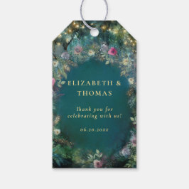 魅惑の森のバラ童話エレガントな結婚式 ギフトタグ