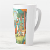 魅惑の森のパレード カフェラテマグ (右アングル)