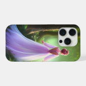 魅惑の森のプリンセス 紫のドレス 美意識 iPhoneケース (裏面横)