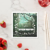 魅惑の森のラ素朴イ結婚ズ・ナプキン スタンダードカクテルナプキン (インサイチュ)