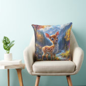 魅惑の森の中で愛らしいベビー鹿|過去記事 クッション (椅子)