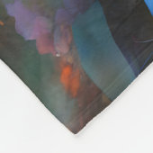 魅惑の森の中で愛らしいベビー鹿|過去記事 フリースブランケット (角)