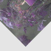 魅惑の森の中に紫のキャンドルが咲く烏 薄葉紙 (詳細)