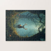 魅惑の森の中の鹿 ジグソーパズル (横)