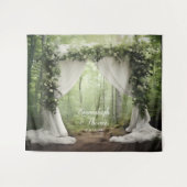 魅惑の森の優雅さ タペストリー (正面(横))
