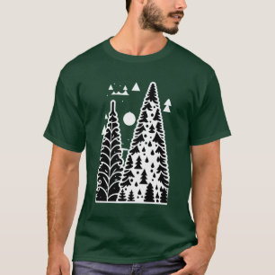魅惑の森の優雅さ Tシャツ