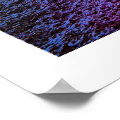 魅惑の森の冬の風景 ポスター (角)