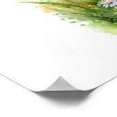 魅惑の森の動物の赤ちゃんシャワーへようこそ ポスター (角)