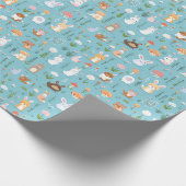 魅惑の森の友人 ラッピングペーパー (角)