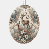 魅惑の森の囁き声:ビクトリアン野生生物 セラミックオーナメント (右)