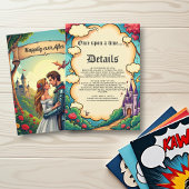 魅惑の森の城の森の森の妖精結婚物語 エンクロージャーカード