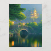 魅惑の森の城 ポストカード (正面)