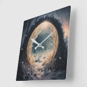 魅惑の森の壁時計 スクエア壁時計 (傾斜)