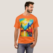 魅惑の森の夕日 Tシャツ (正面フル)