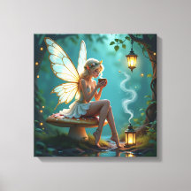 魅惑の森の妖精がコーヒーを飲む