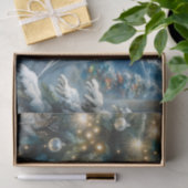 魅惑の森の妖精とクリスマスツリー 薄葉紙 (ギフト)