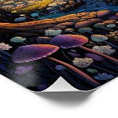 魅惑の森の妖精の園魔法の夢の風景 ポスター (コーナー)