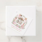 魅惑の森の妖精ピンクのフローラベビーガール フェイバータグ (インサイチュ)