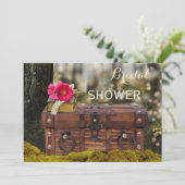 魅惑の森の庭ブライダルシャワー招待 招待状 (スタンド正面)