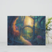 魅惑の森の庭 |スクラップブック紙 (スタンド正面)