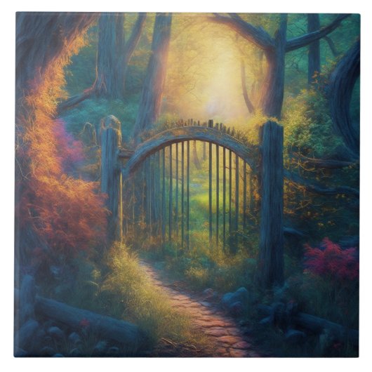 魅惑の森の庭 | タイル (正面)