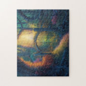 魅惑の森の庭 |デジタルアート ジグソーパズル (縦)