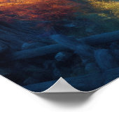 魅惑の森の庭 |デジタルアート ポスター (角)