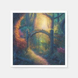 魅惑の森の庭 |紙ナプキン スタンダードカクテルナプキン