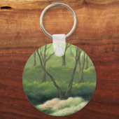 魅惑の森の木々 キーホルダー (正面)