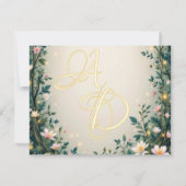 魅惑の森の森の妖精結婚物語 出欠カード (裏面)