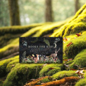 魅惑の森の森林動物の本ベビー エンクロージャーカード