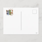 魅惑の森の森林動物 シーズンポストカード (裏面)