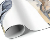 魅惑の森の水の色コラージュ ラッピングペーパー (ロールコーナー)