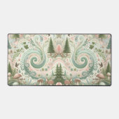 魅惑の森の渦巻き：パステルコタジェーレ夢 デスクマット (正面)