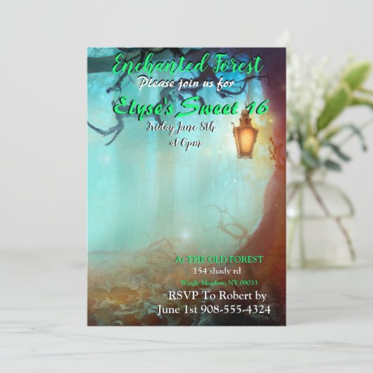 魅惑の森の湖 招待状 (スタンド正面)