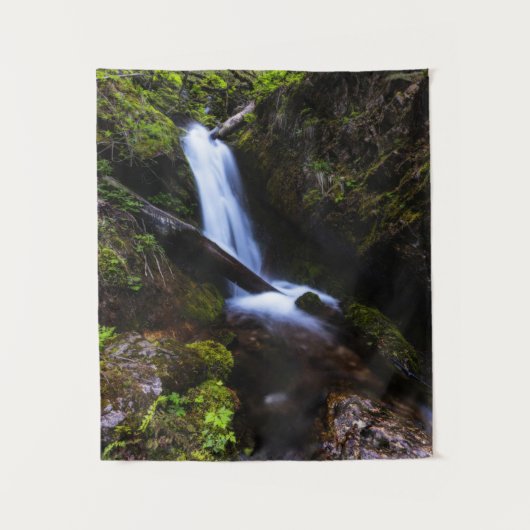 魅惑の森の滝 タペストリー (正面)