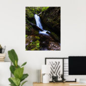 魅惑の森の滝 ポスター (ホームオフィス)
