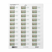 魅惑の森の生き物ベビーシャワー ラベル (フルシート)