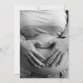 魅惑の森の男の赤ちゃんシャワー 招待状 (裏面)