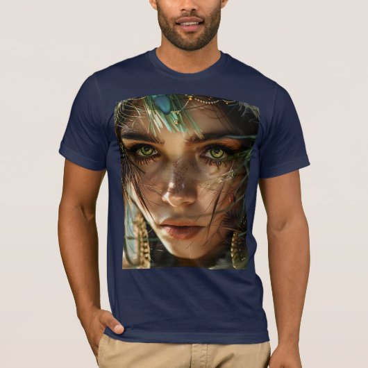 魅惑の森の瞳Tシャツ Tシャツ (正面)